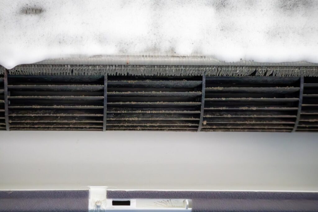 frozen ac